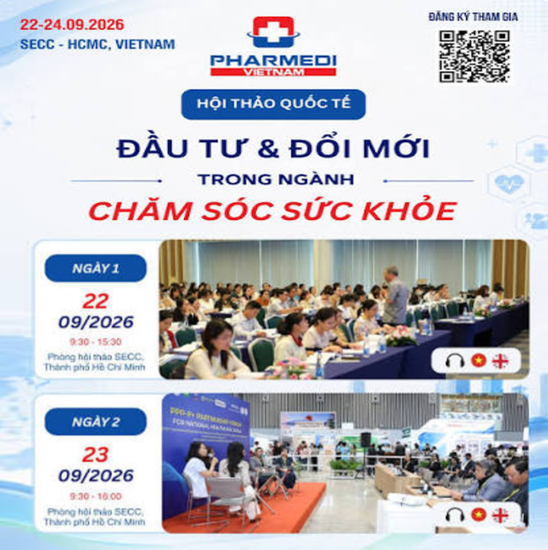 Pharmedi Viet Nam2026 - Sự Kiện Thường Niên Được Tổ chức lần thứ 21.