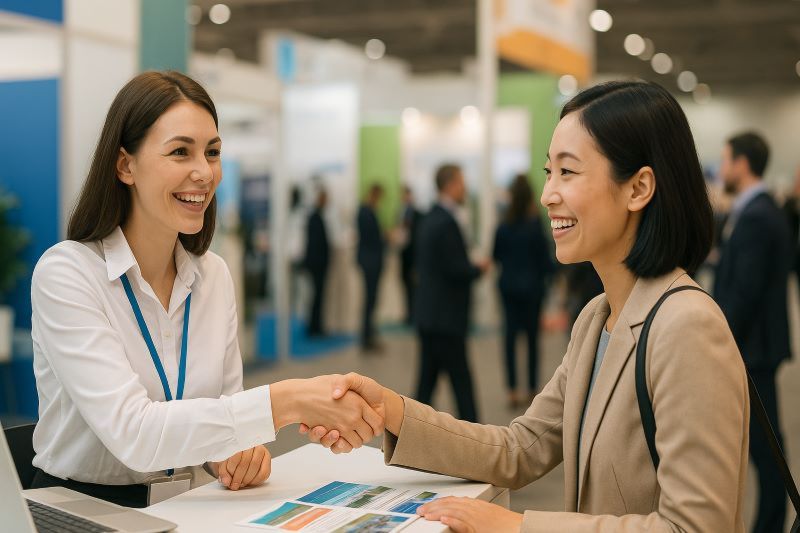 Nhân sự tiếp đón chu đáo, vui vẻ tạo ấn tượng tích cực khi khách tham quan