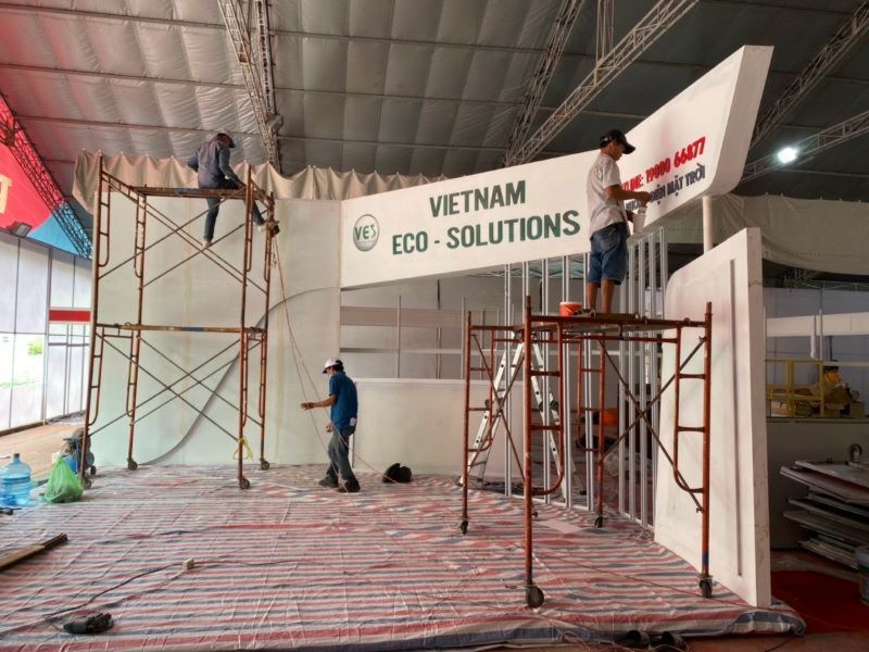 Thi công nhanh gọn, đúng tiến độ triển lãm