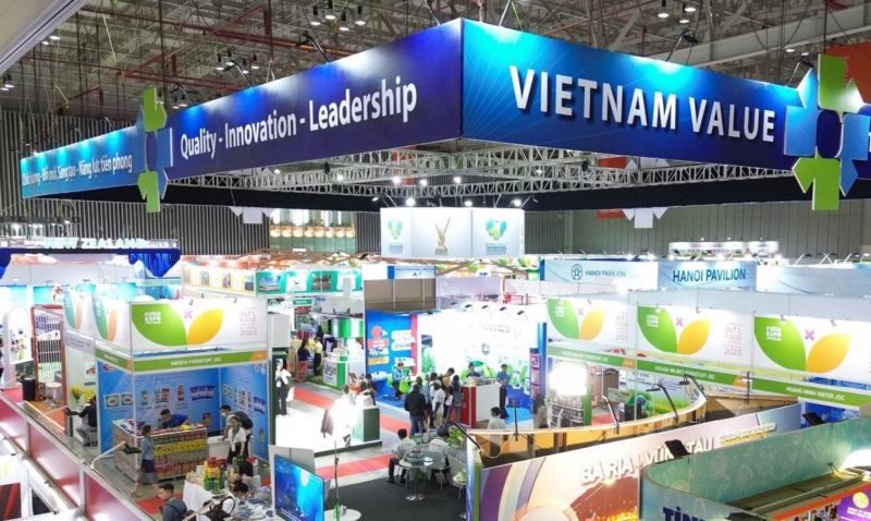 Gian hàng triển lãm ấn tượng trong ngành thực phẩm