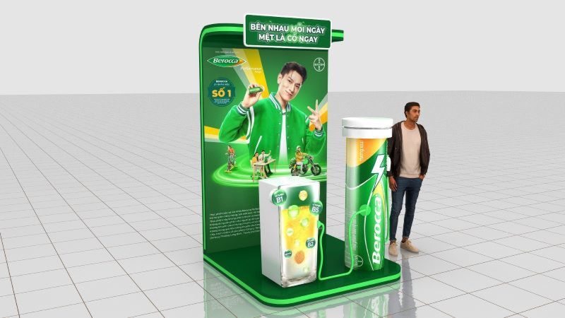 Dịch vụ thiết kế booth triển lãm trọn tại Stand Builder Việt Nam thẩm mỹ cao