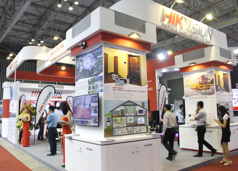 Gian hàng triển lãm Hikvision