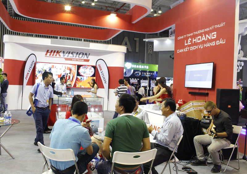 Gian hàng triển lãm Hikvision